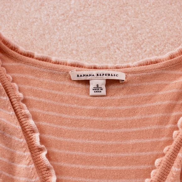 Banana Republic Silk Wrap Top - Picture 4 of 6